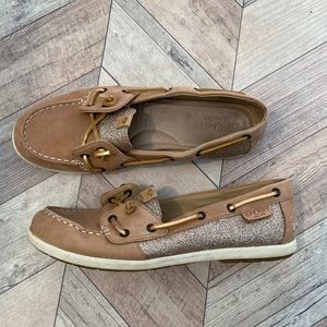 Sperry Coil Ivy Glitter Boat Shoes STS99658 8.5 M